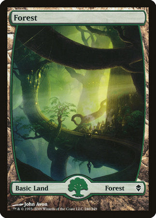 Forest (246) - Full Art [Zendikar] | Black Swamp Games