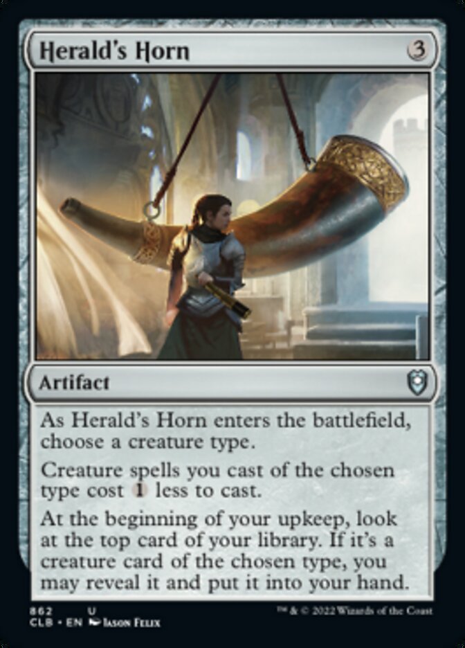 Herald's Horn [Commander Legends: Battle for Baldur's Gate] | Black Swamp Games