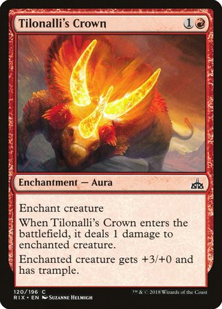 Tilonalli's Crown [Rivals of Ixalan] | Black Swamp Games