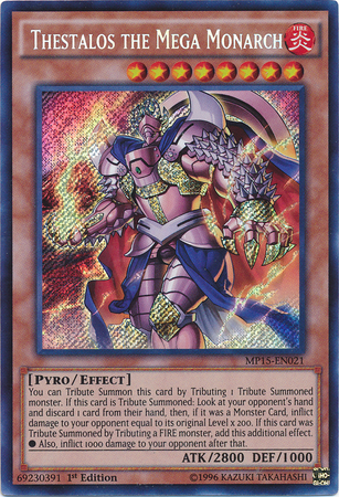 Thestalos the Mega Monarch [MP15-EN021] Secret Rare | Black Swamp Games