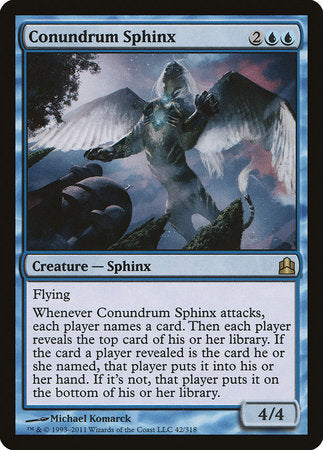 Conundrum Sphinx [Commander 2011] | Black Swamp Games