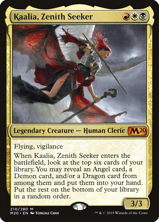 Kaalia, Zenith Seeker [Core Set 2020] | Black Swamp Games