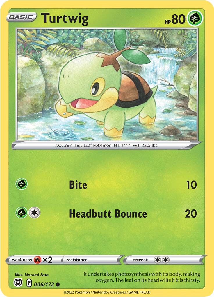 Turtwig (006/172) [Sword & Shield: Brilliant Stars] | Black Swamp Games