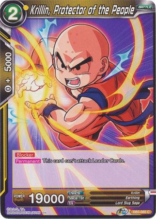 Krillin, Protector of the People [DB3-085] | Black Swamp Games