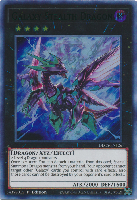 Galaxy Stealth Dragon (Green) [DLCS-EN126] Ultra Rare | Black Swamp Games