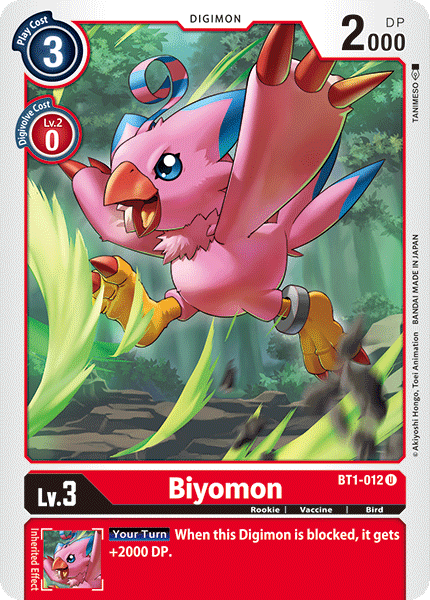 Biyomon [BT1-012] [Release Special Booster Ver.1.0] | Black Swamp Games