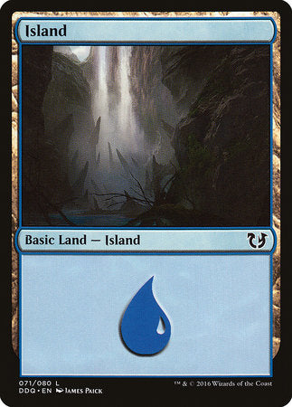 Island (71) [Duel Decks: Blessed vs. Cursed] | Black Swamp Games