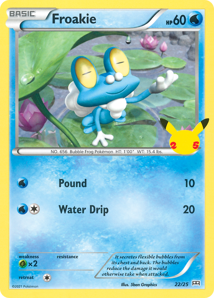 Froakie (22/25) [McDonald's 25th Anniversary] | Black Swamp Games