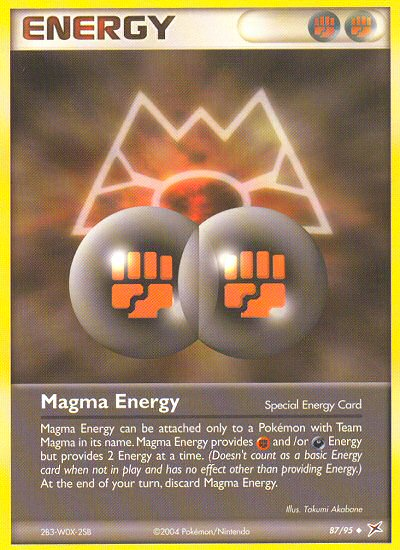 Magma Energy (87/95) [EX: Team Magma vs Team Aqua] | Black Swamp Games