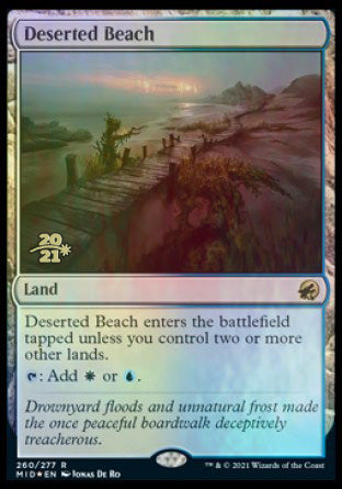 Deserted Beach [Innistrad: Midnight Hunt Prerelease Promos] | Black Swamp Games