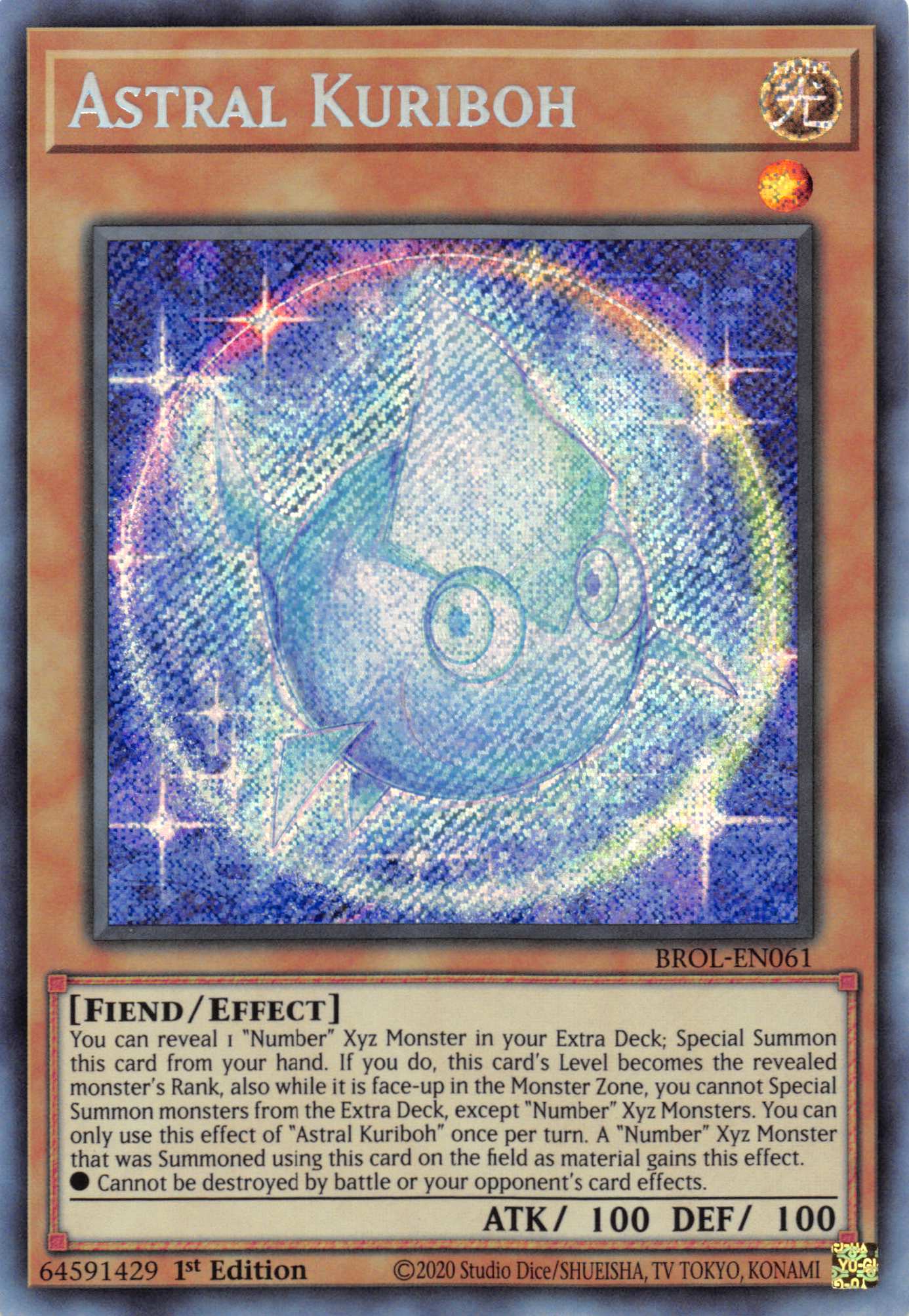 Astral Kuriboh [BROL-EN061] Secret Rare | Black Swamp Games