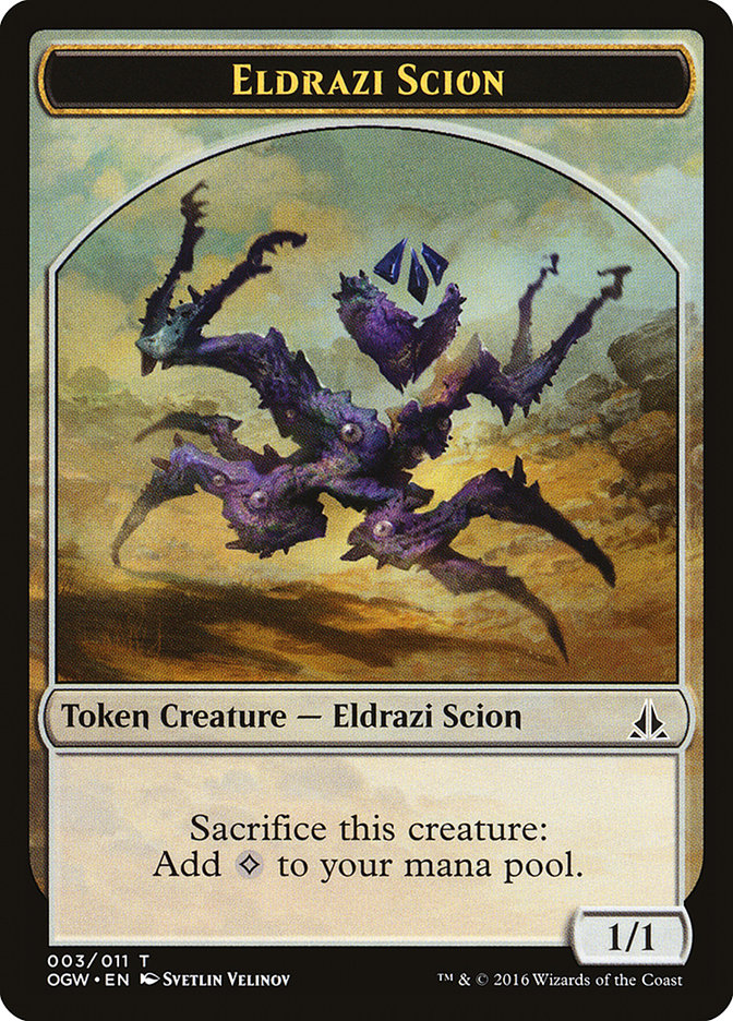 Eldrazi Scion (003/011) [Oath of the Gatewatch Tokens] | Black Swamp Games