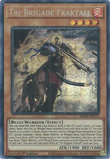 Tri-Brigade Fraktall [MP21-EN171] Prismatic Secret Rare | Black Swamp Games