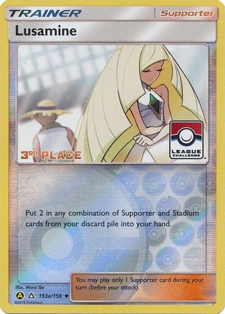 Lusamine (153a/156) (League Challenge Alt Art 3rd Place) [Sun & Moon: Ultra Prism] | Black Swamp Games