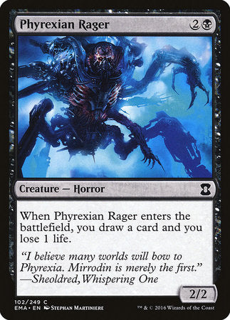 Phyrexian Rager [Eternal Masters] | Black Swamp Games