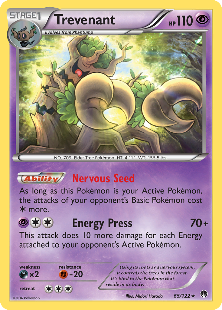 Trevenant (65/122) [XY: BREAKpoint] | Black Swamp Games