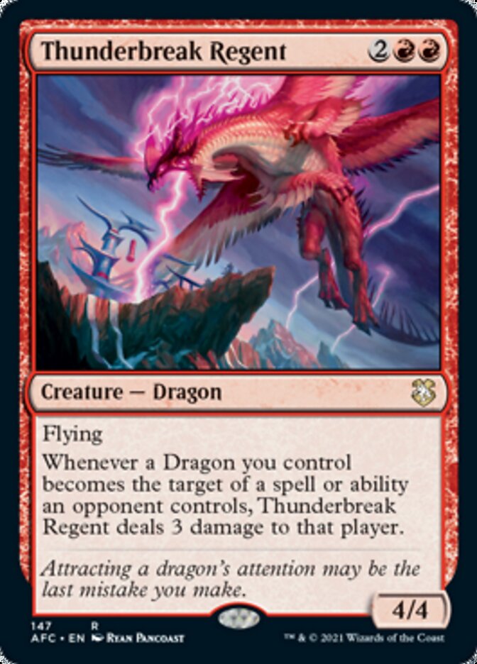 Thunderbreak Regent [Dungeons & Dragons: Adventures in the Forgotten Realms Commander] | Black Swamp Games