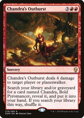 Chandra's Outburst [Dominaria] | Black Swamp Games