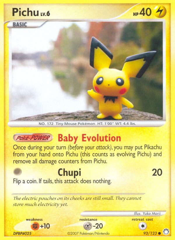 Pichu (93/123) [Diamond & Pearl: Mysterious Treasures] | Black Swamp Games