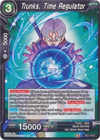 Trunks, Time Regulator (Reprint) (BT7-103) [Battle Evolution Booster] | Black Swamp Games