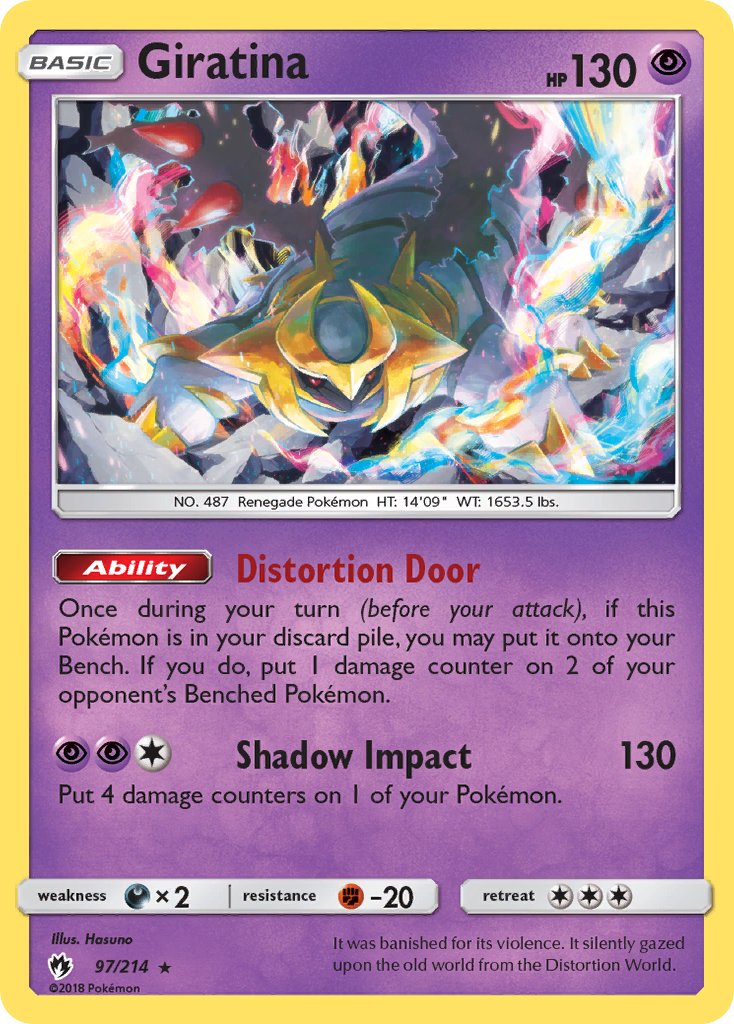 Giratina (97/214) (Theme Deck Exclusive) [Sun & Moon: Lost Thunder] | Black Swamp Games