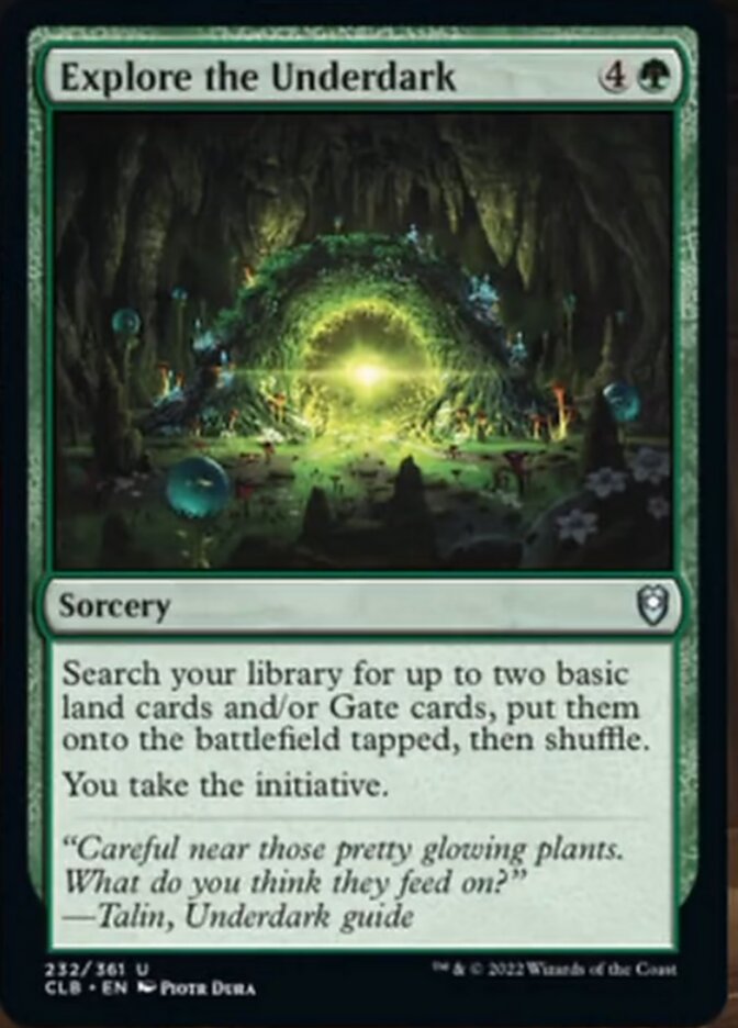 Explore the Underdark [Commander Legends: Battle for Baldur's Gate] | Black Swamp Games