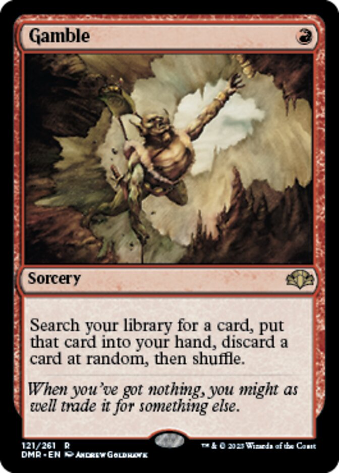 Gamble [Dominaria Remastered] | Black Swamp Games
