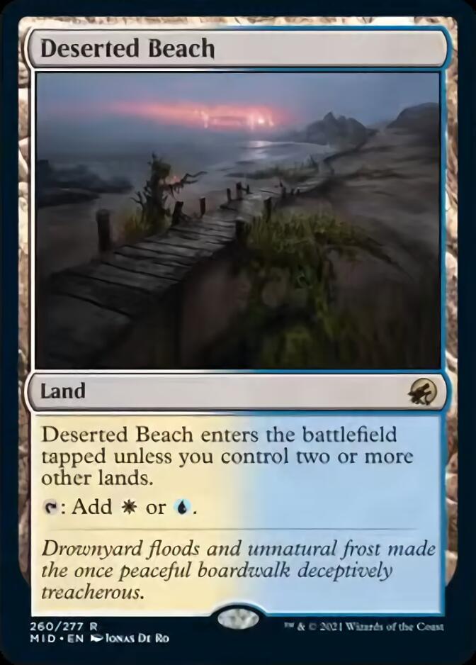 Deserted Beach [Innistrad: Midnight Hunt] | Black Swamp Games