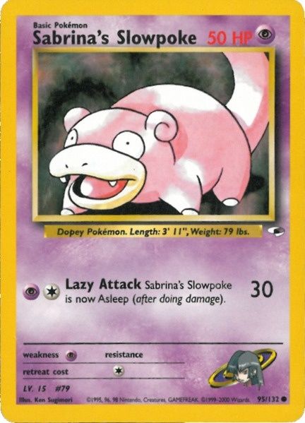 Sabrina's Slowpoke (95/132) [Gym Heroes Unlimited] | Black Swamp Games