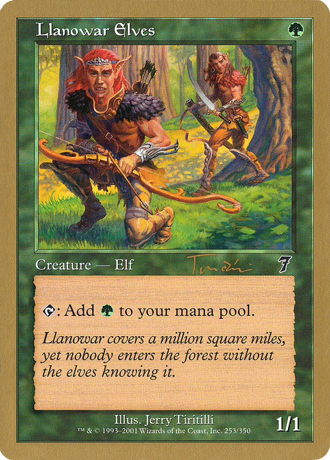 Llanowar Elves (Jan Tomcani) [World Championship Decks 2001] | Black Swamp Games