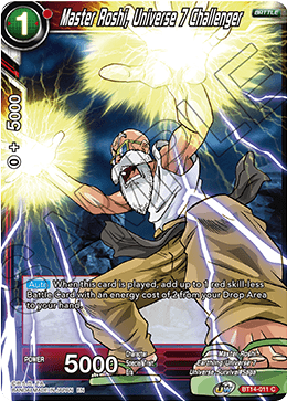 Master Roshi, Universe 7 Challenger (BT14-011) [Cross Spirits] | Black Swamp Games
