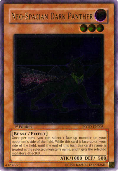Neo-Spacian Dark Panther [POTD-EN005] Ultimate Rare | Black Swamp Games