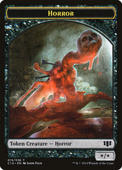 Horror // Zombie (016/036) Double-sided Token [Commander 2014 Tokens] | Black Swamp Games