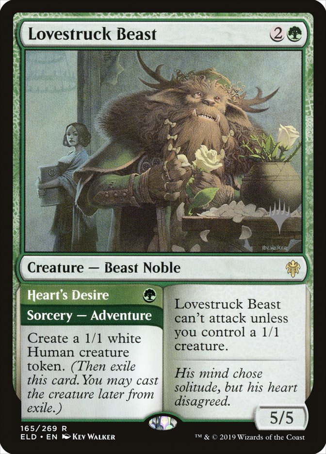 Lovestruck Beast // Heart's Desire (Promo Pack) [Throne of Eldraine Promos] | Black Swamp Games