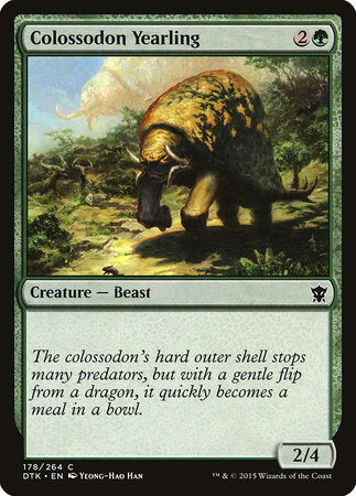 Colossodon Yearling [Dragons of Tarkir] | Black Swamp Games