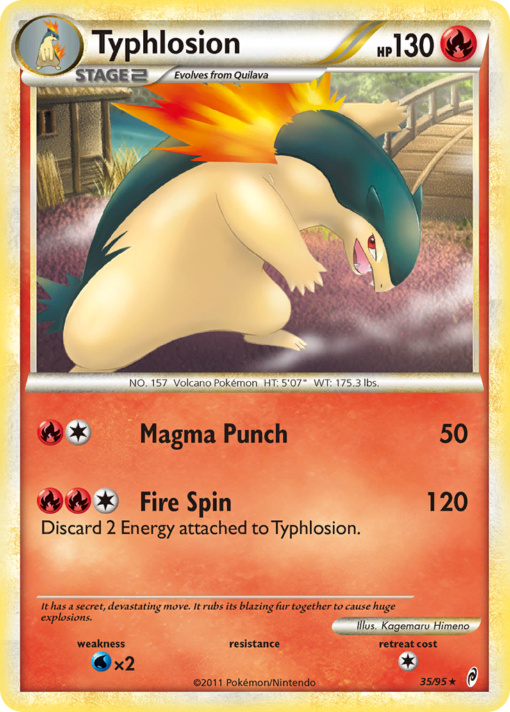 Typhlosion (35/95) [HeartGold & SoulSilver: Call of Legends] | Black Swamp Games