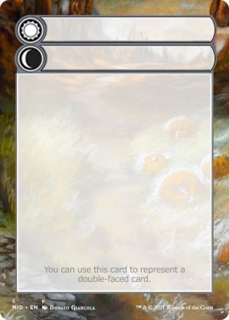 Helper Card (5/9) [Innistrad: Midnight Hunt Tokens] | Black Swamp Games