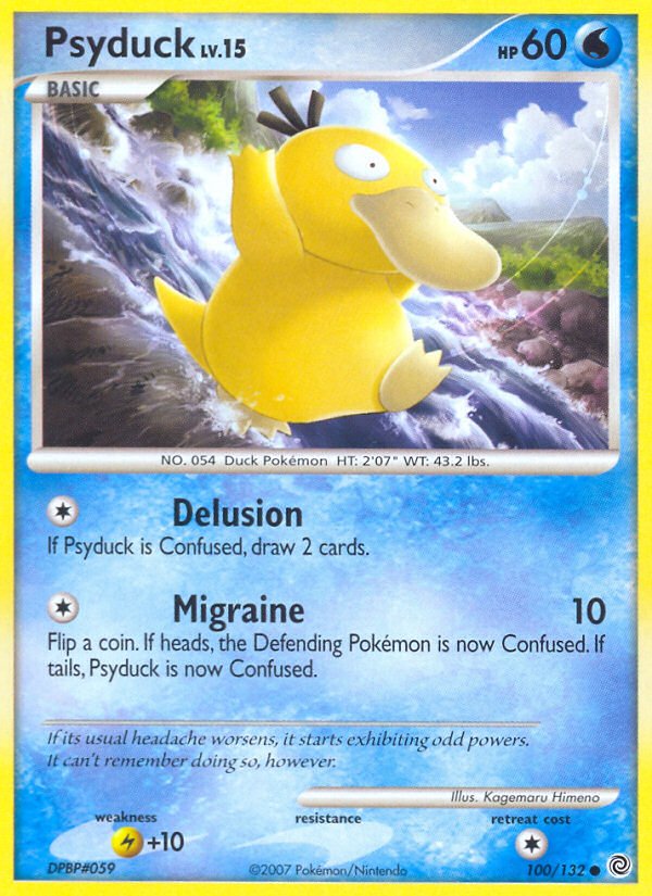 Psyduck (100/132) [Diamond & Pearl: Secret Wonders] | Black Swamp Games