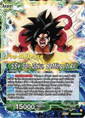 Son Goku // SS4 Son Goku, Betting It All (BT20-054) [Power Absorbed Prerelease Promos] | Black Swamp Games