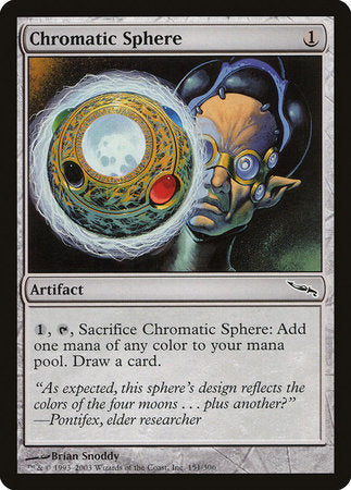 Chromatic Sphere [Mirrodin] | Black Swamp Games