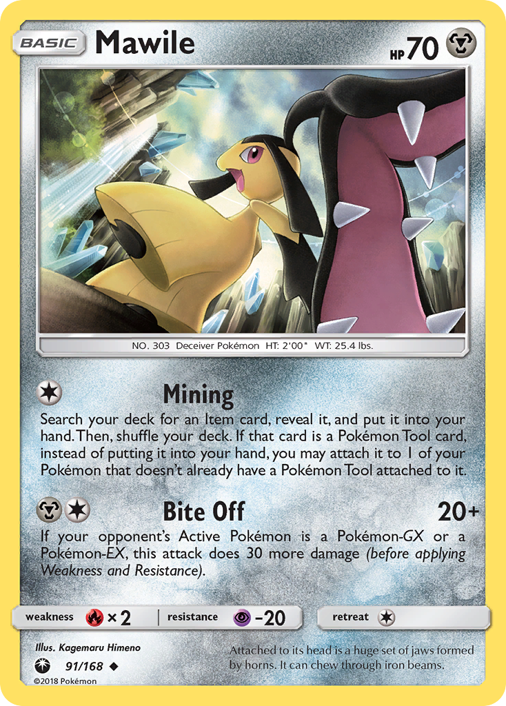 Mawile (91/168) [Sun & Moon: Celestial Storm] | Black Swamp Games