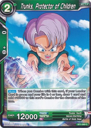 Trunks, Protector of Children [BT1-069] | Black Swamp Games