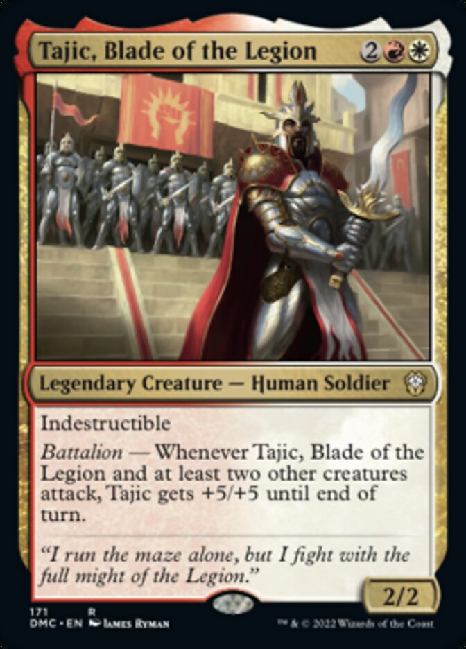 Tajic, Blade of the Legion [Dominaria United Commander] | Black Swamp Games