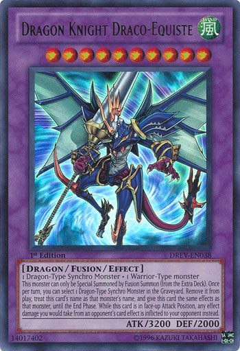 Dragon Knight Draco-Equiste [DREV-EN038] Ultra Rare | Black Swamp Games