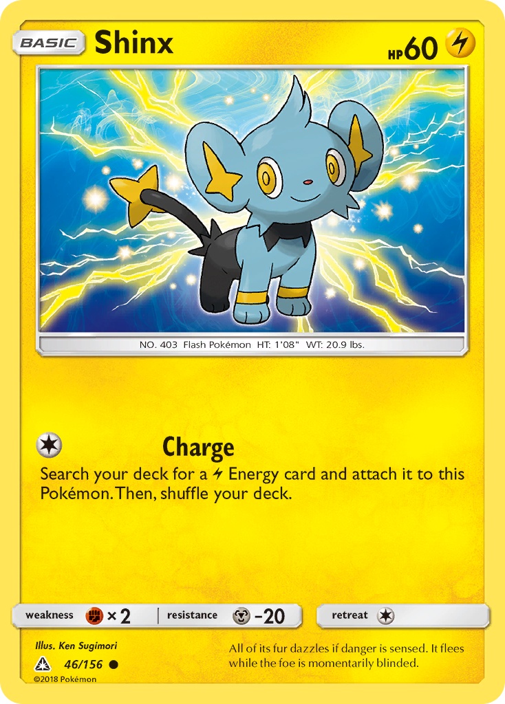 Shinx (46/156) [Sun & Moon: Ultra Prism] | Black Swamp Games