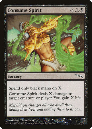 Consume Spirit [Mirrodin] | Black Swamp Games