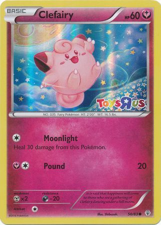 Clefairy (50/83) (Toys R Us Promo) [XY: Generations] | Black Swamp Games