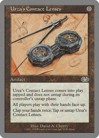 Urza's Contact Lenses [Unglued] | Black Swamp Games