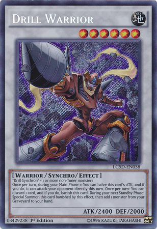 Drill Warrior [LC5D-EN038] Secret Rare | Black Swamp Games