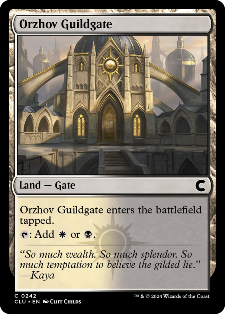 Orzhov Guildgate [Ravnica: Clue Edition] | Black Swamp Games